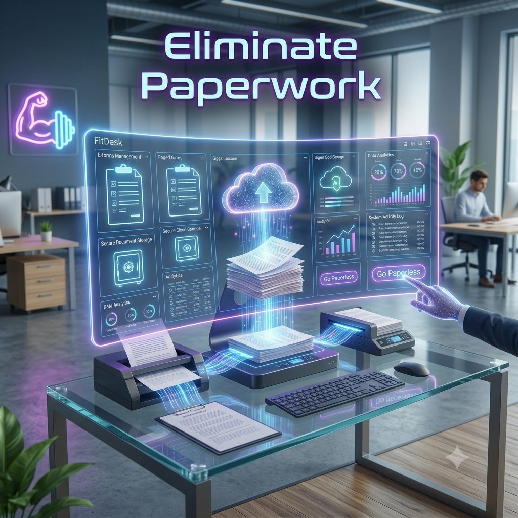 Paperless gym management system for members and billing